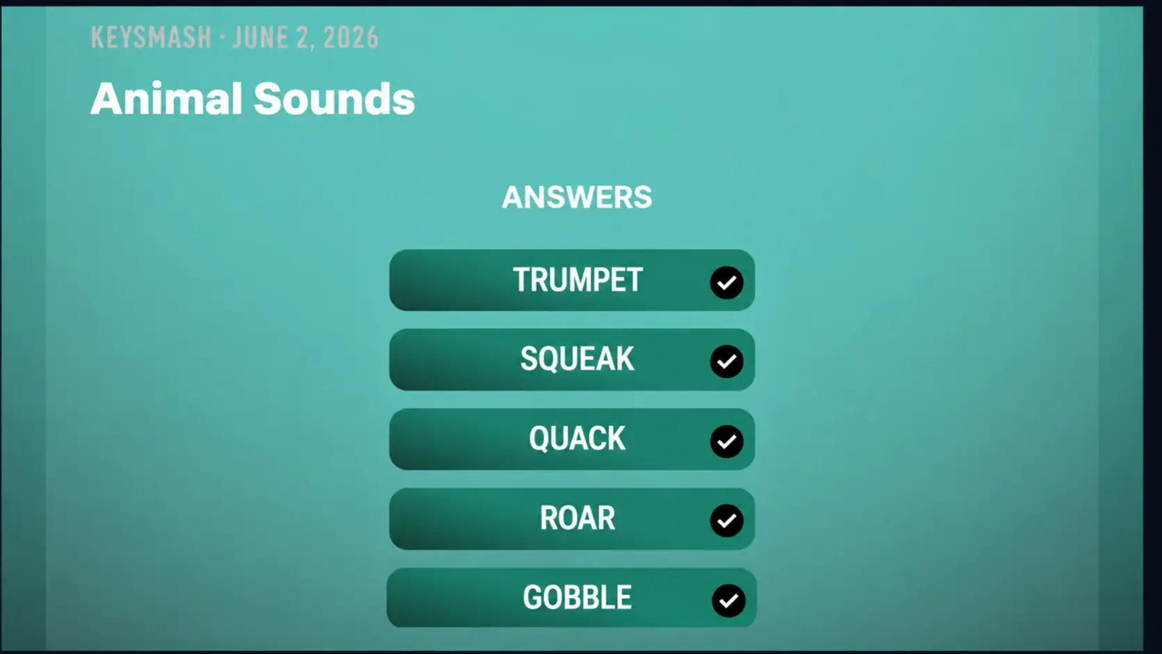 Netflix Puzzled Keysmash Answer for June 2, 2026