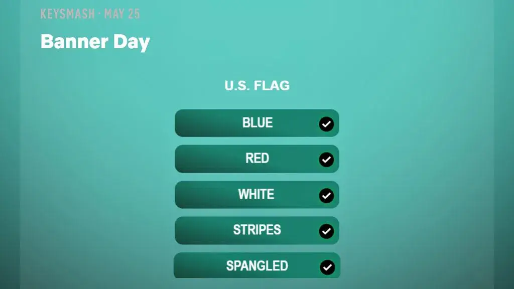 Netflix Puzzled Keysmash Solution for May 25, 2026