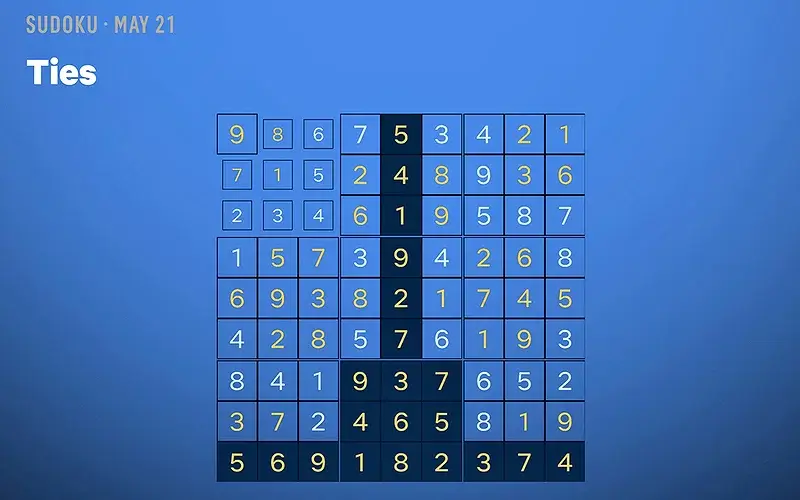 Netflix Puzzled Sudoku Solution for May 21, 2026
