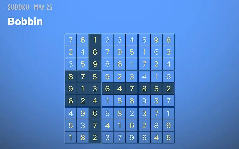 Netflix Puzzled Sudoku Solution for May 25, 2026