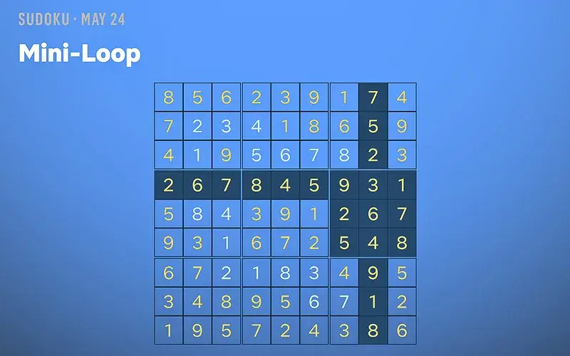 Netflix Puzzled Sudoku Answer for May 24, 2026