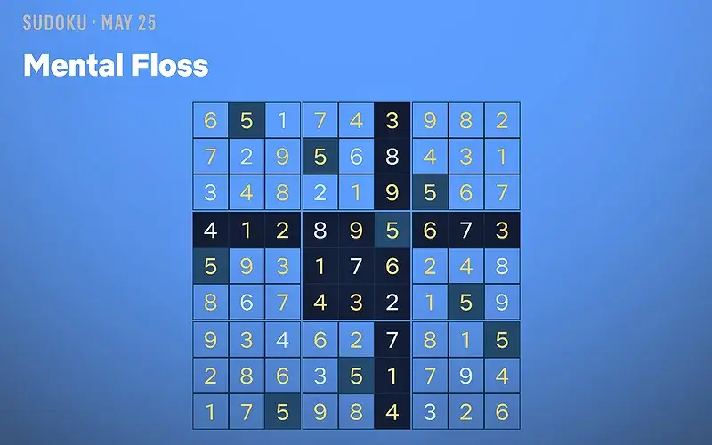 Netflix Puzzled Sudoku Answer for May 25, 2026