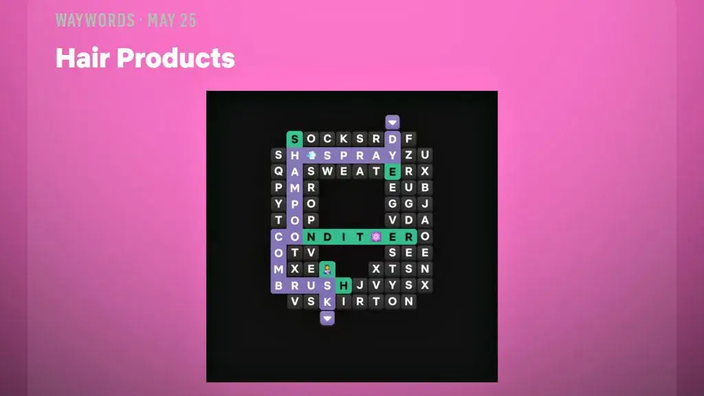 Netflix Puzzled Waywords Solution for May 25, 2026